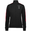 Sigil of Lucifer Embroidered Ladies' Performance Colorblock Full Zip