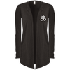 Leviathan Cross Embroidered Women's Hooded Cardigan