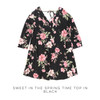 Sweet in the Springtime Top in Black