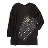 Stay True to You Waffle Knit Sweater in Black