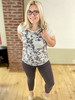 Lounging Around Capri Leggings in Ash Gray