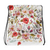 Floral Glory Drawstring Bag