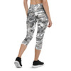 Gray Camo Capri Leggings