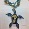 Special edition sea turtle pendant with sea shell necklace Special edition sea turtle pendant with sea shell necklace