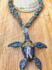 Special edition sea turtle pendant with sea shell necklace Special edition sea turtle pendant with sea shell necklace