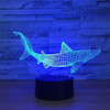 Shark  7 color changing LED lamp