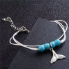 Shark / orca anklet bracelet