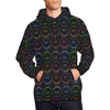 Smiling Faces All Over Print Hoodie for Men