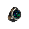 Graffiti Malcolm X Unisex Stainless Steel Leather Strap Watch