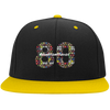 Graffiti Can Rehaxtonstudios Logo Sport-Tek Flat Bill High-Profile Snapback Hat
