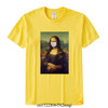 New 2020 Mona Lisa With The Mask Funny T shirt Men Women Summer Cotton T-shirt Boy Girl Clothes,Drop Shipping