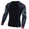 Men Compression Breathable Quick Dry Men Gym Compression Under Base Layer Tops Long Sleeve Sports T Shirts