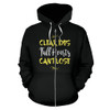 All Over Unisex Zip Up Hoodie