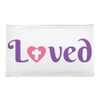 Loved All-Over Print Premium Zipper Pillow Case only