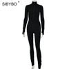 Turtleneck Skinny Jumpsuit