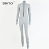 Turtleneck Skinny Jumpsuit