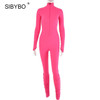 Turtleneck Skinny Jumpsuit