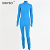 Turtleneck Skinny Jumpsuit