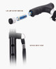 Walking Stick  Old Man Telescopic Canes T Handle Baston Elder Stable Crutch No Slip Pole Folding Hiking Elderly Walk