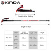 Walking Stick Hiking Running Nordic Walking Pole Folding Trekking Poles Carbon Fiber Ultralight Quick Lock