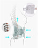 Lumbar Back Brace Belt Tourmaline Self-heating Magnetic Widen Waist Belt Steel Bone With 3pcs Pad
