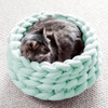 Kneading Cat Bed - Soft Wicker Cat Bed - Soft Warm Knitted Cat Bed
