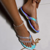Summer Beach Sandals Crystal Beach Sliders Casual Slippers