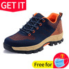 Safety Work Shoes Men Puncture Proof Security Steel Toe Comfortable Wear Resistant Work Boots Breathable Elastic security