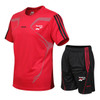 Men's Casual Short Sleeve T-shirt+Shorts Quick Drying 2 Piece Set Male Tracksuit Clothing Men Set Fitness Running Sporting Suits