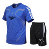 Men's Casual Short Sleeve T-shirt+Shorts Quick Drying 2 Piece Set Male Tracksuit Clothing Men Set Fitness Running Sporting Suits