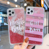 Girl boss liquid quicksand case phone pouch for iPhone XR 11 Pro Max Plus X S XR XS 7 8 Plus women cases dynamic glitter cover