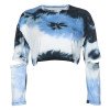 Smoky Crop Long Sleeve Top