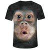 Men's 3D Print Animal Monkey T-Shirt