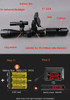 Night Vision Tactical Digital Infrared Rifle Scope With Battery Monitor and Flashlight