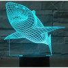 3D LED Shark with 7 Colors