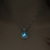 Glowing Lotus Pendant