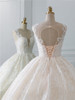 Luxury Lace Vestidos de Novia Ball Gown Wedding Dress 2020 Long Train Princess Quality Wedding Bride Dress