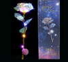 Romantic Artificial Colorful LED Rose Flowers Fairy Rose Galaxy for Home Decor
