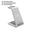 QI 10W Fast Charge 3 in 1 Wireless Charger Station