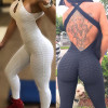 Women Bodysuit Yoga Sport Sets Fitness Clothing Women's One-Pieces Sports Suit Workout Gym Fitness Jumpsuit Pants Sexy Yoga Set