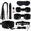 Sex Toys For Couples Handcuffs Whip Nipples Clip Blindfold Mouth Gag Adult Sex Toys Kit BDSM Bondage Toy Flirt Games For Couples