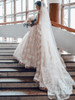 onlybridals  Off the Shoulder Ivory Lace Long Wedding Dress