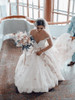 onlybridals  Off the Shoulder Ivory Lace Long Wedding Dress