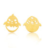 Easter Cute Chick Stud Earrings