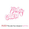 Carved Gamer Vinyl Wall Sticker game room For Kids Room Decoration Wall Murals boys bedroom Decor gaming poster wallpaper