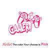 Carved Gamer Vinyl Wall Sticker game room For Kids Room Decoration Wall Murals boys bedroom Decor gaming poster wallpaper