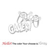 Carved Gamer Vinyl Wall Sticker game room For Kids Room Decoration Wall Murals boys bedroom Decor gaming poster wallpaper