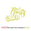 Carved Gamer Vinyl Wall Sticker game room For Kids Room Decoration Wall Murals boys bedroom Decor gaming poster wallpaper