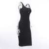 WannaThis Knee-Length Dress Knitted Elastic Sleeveless Bodycon elegant Women Summer Sexy V-Neck Button Party Slim Dresses WannaThis Knee-Length Dress Knitted Elastic Sleeveless Bodycon elegant Women Summer Sexy V-Neck Button Party Slim Dresses