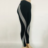 New Women Rainbow Reflective Leggings Gym Fitness Slim Stretch Elastic Glow in Dark Pants Trousers Sportswear Workout